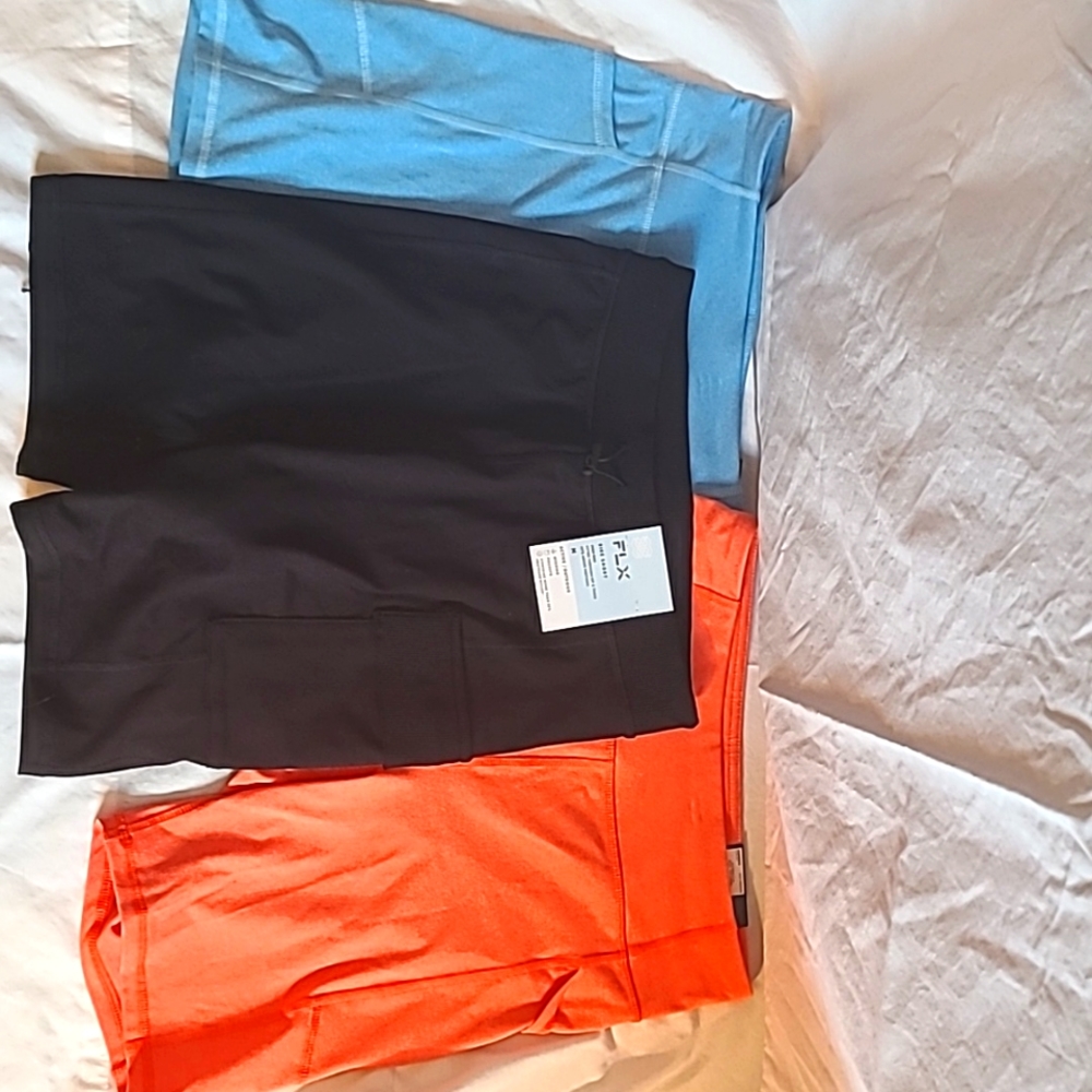 Set of 3 workout shorts, sz s-med